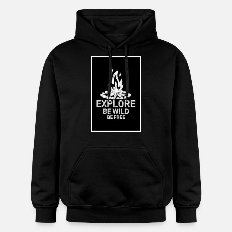 B Wild B Gratuit - Sweat à capuche Softstyle® Gildan Unisexe - noir