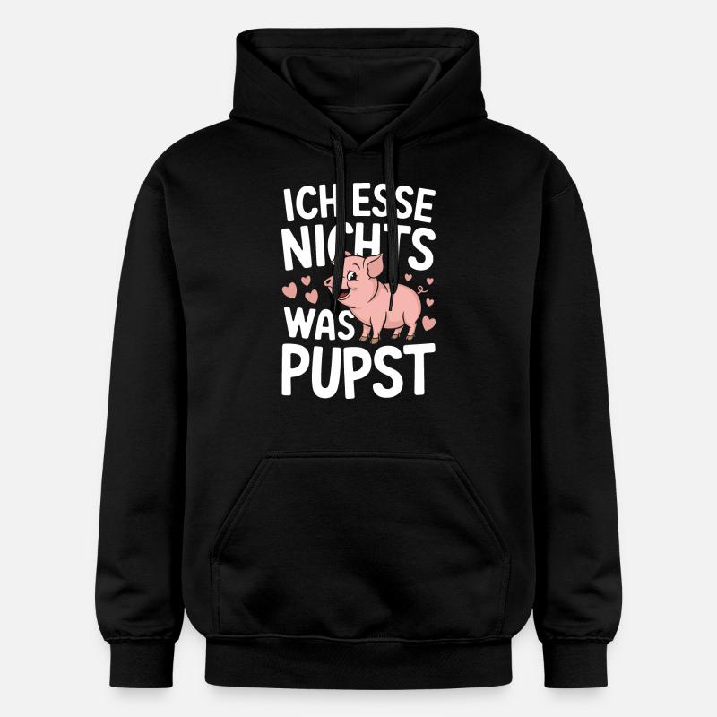 Animal cochon - Sweat à capuche Softstyle® Gildan Unisexe - noir