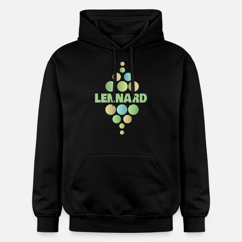 Cadeau pour Lennard - Sweat à capuche Softstyle® Gildan Unisexe - noir