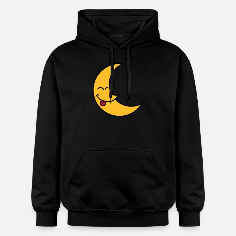Funny Moon - Sweat à capuche Softstyle® Gildan Unisexe - noir