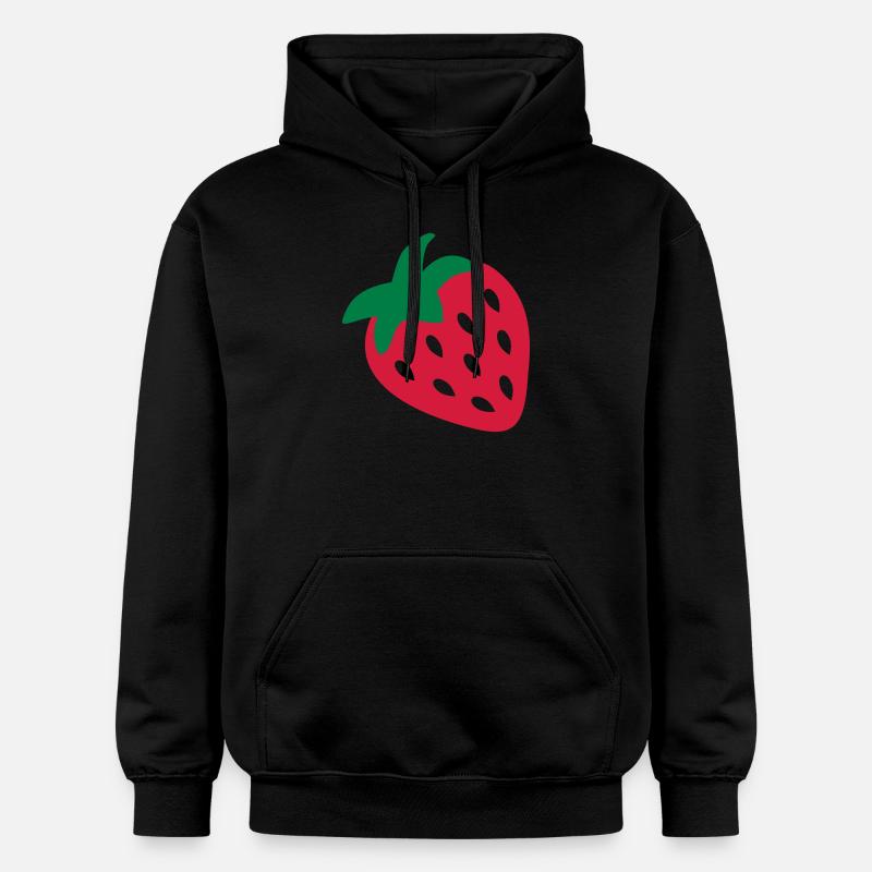 Fraise - Sweat à capuche Softstyle® Gildan Unisexe - noir