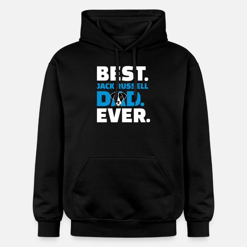 Jack Russell - Gildan Unisex Softstyle® Midweight Hoodie - Schwarz