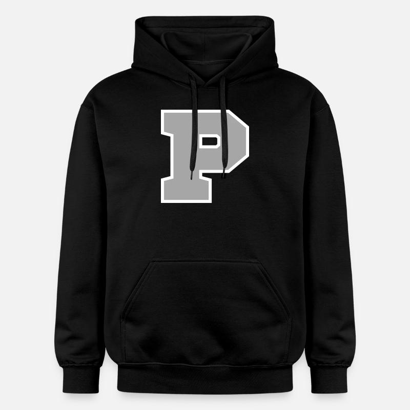 Lettre p sport - Sweat à capuche Softstyle® Gildan Unisexe - noir