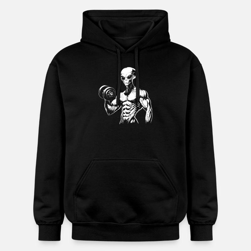 Culturisme - Sweat à capuche Softstyle® Gildan Unisexe - noir