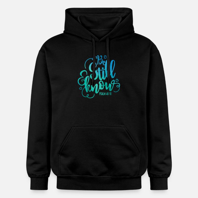 Restez tranquille et sachez - Sweat à capuche Softstyle® Gildan Unisexe - noir