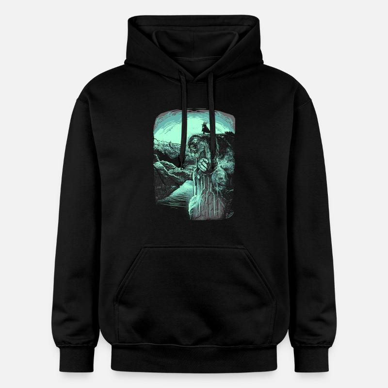 Pulpit Rock - Troll - Norvège - Sweat à capuche Softstyle® Gildan Unisexe - noir
