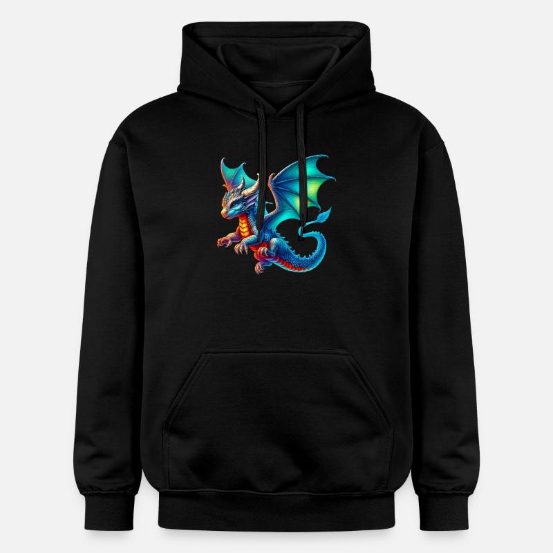 Dragon - Sweat à capuche Softstyle® Gildan Unisexe - noir
