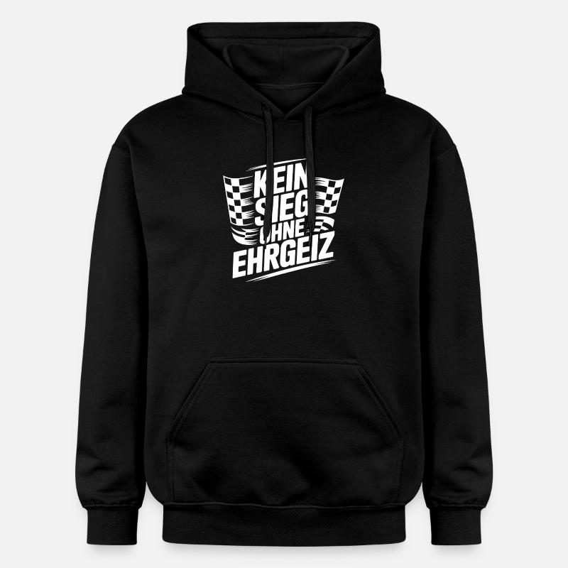 Pas de victoire sans ambition - Sweat à capuche Softstyle® Gildan Unisexe - noir