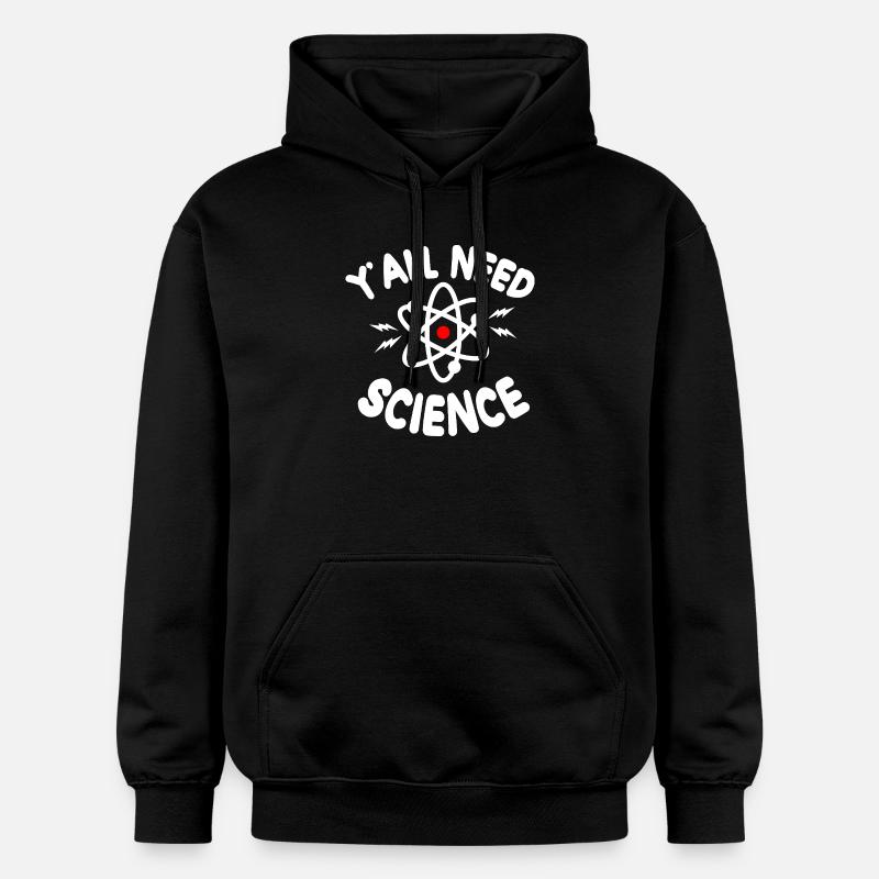 Science pour tous Tee Atom - Sweat à capuche Softstyle® Gildan Unisexe - noir
