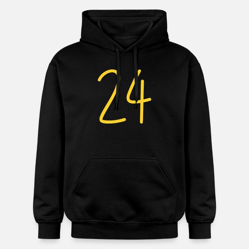 24 - Sweat à capuche Softstyle® Gildan Unisexe - noir