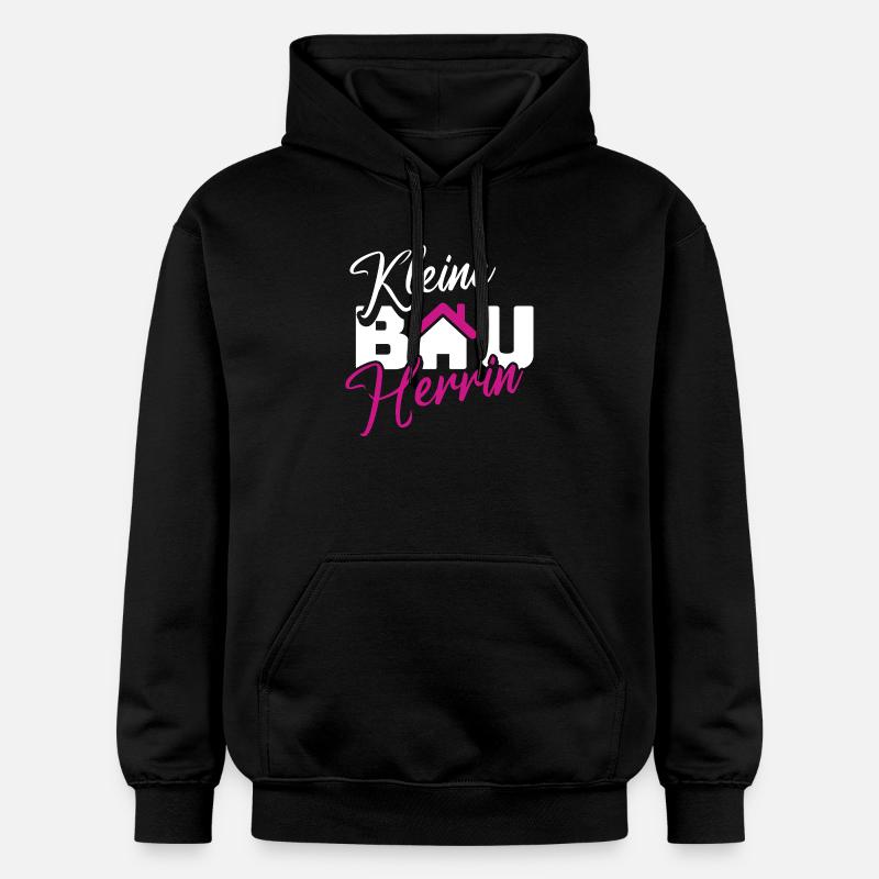 Small Builder Hausliebe Design - Gildan Unisex Softstyle® Midweight Hoodie - black