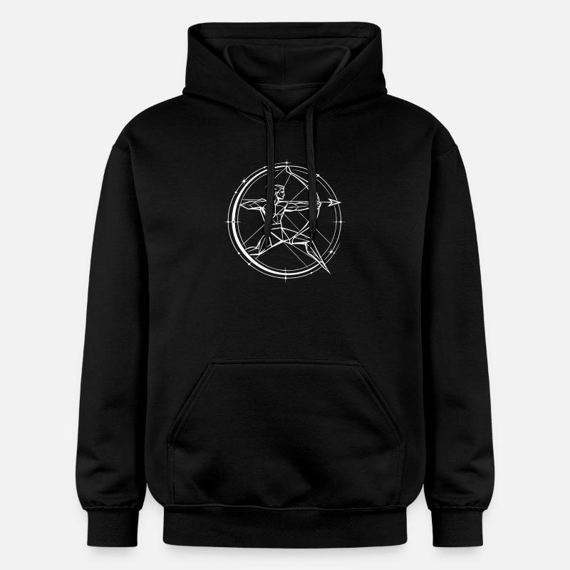 Signe du Sagittaire – But & Liberté - Sweat à capuche Softstyle® Gildan Unisexe - noir