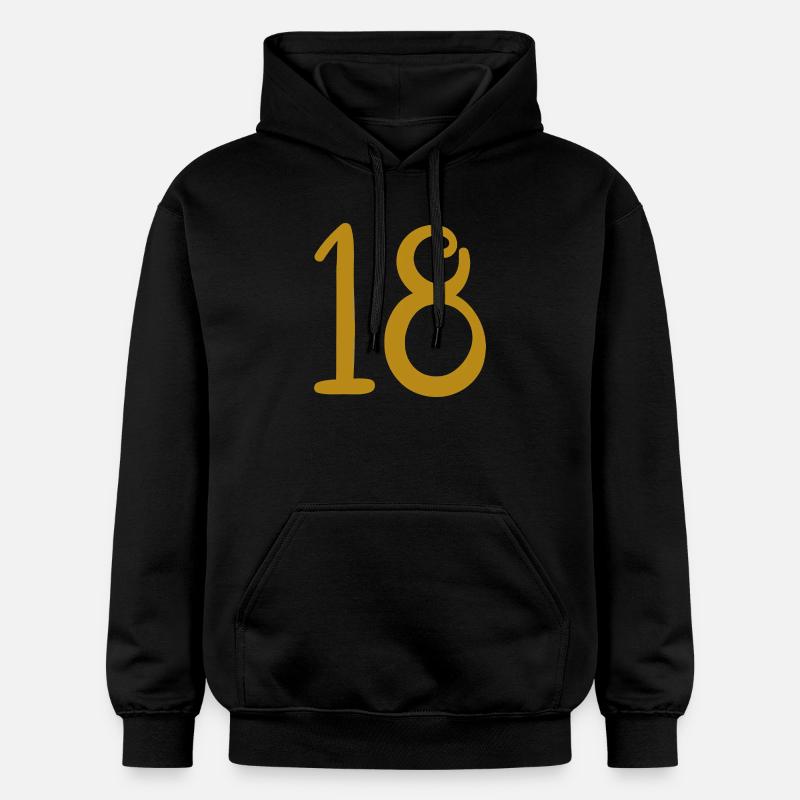 18 - Sweat à capuche Softstyle® Gildan Unisexe - noir