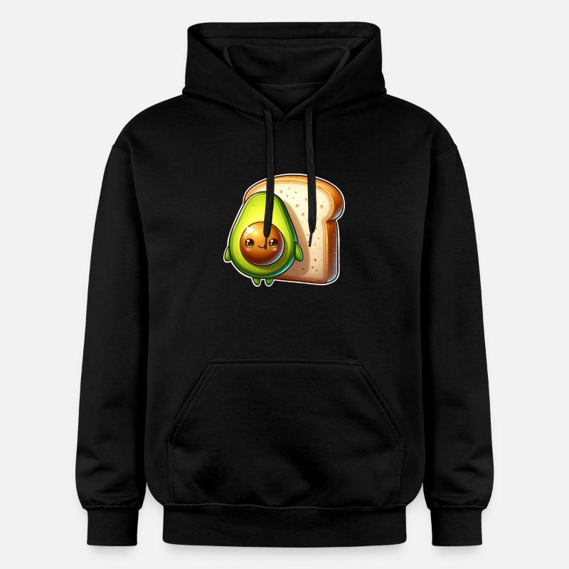 Toast à l’avocat - Sweat à capuche Softstyle® Gildan Unisexe - noir