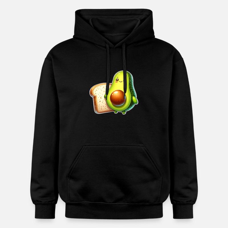 Toast à l’avocat - Sweat à capuche Softstyle® Gildan Unisexe - noir