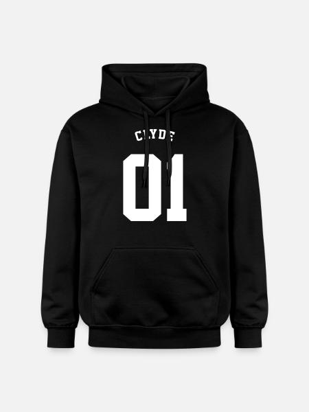 CLYDE - Gildan Unisex Softstyle® Midweight Hoodie - Schwarz