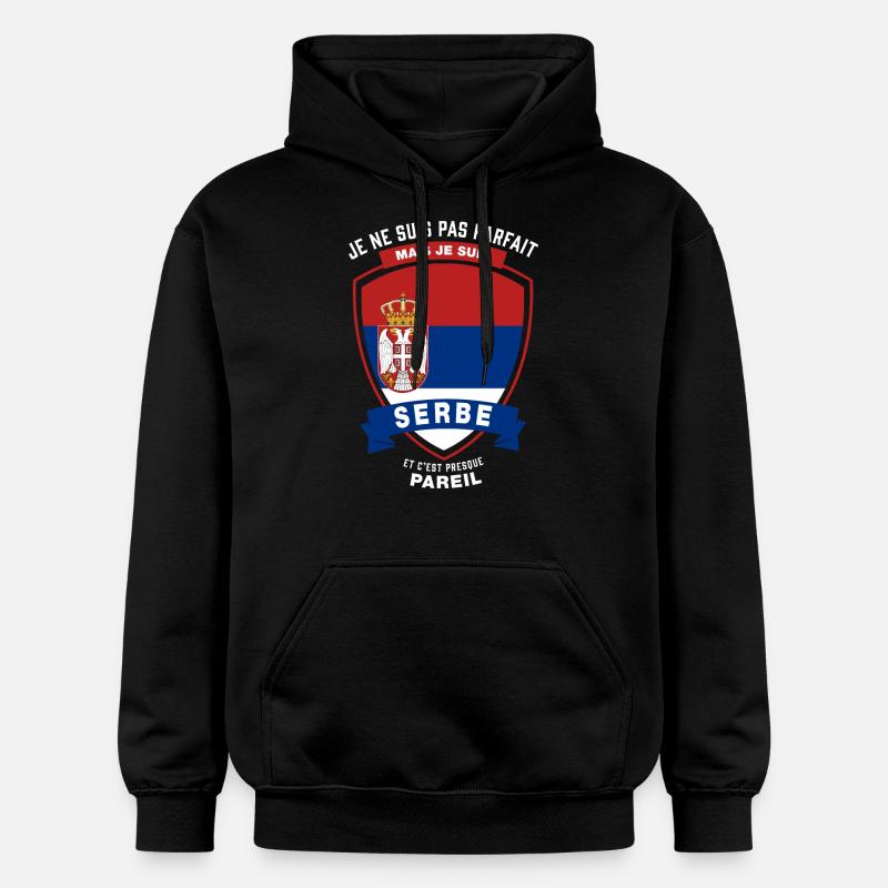Serbe Parfait - Sweat à capuche Softstyle® Gildan Unisexe - noir
