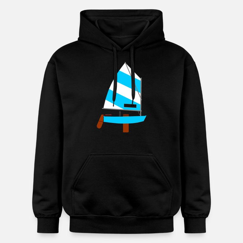 Segelboot - Sweat à capuche Softstyle® Gildan Unisexe - noir