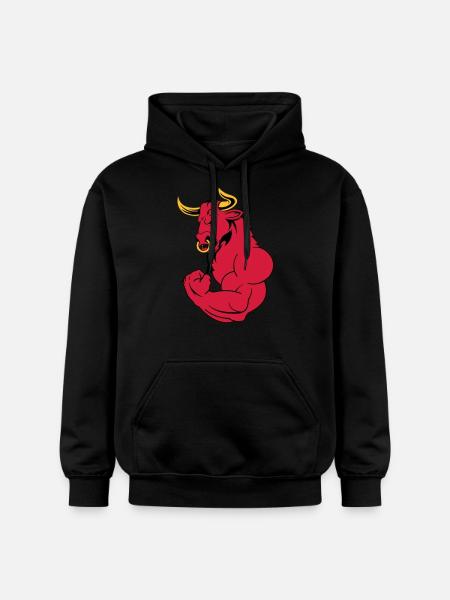 starker_stier_02 - Sweat à capuche Softstyle® Gildan Unisexe - noir