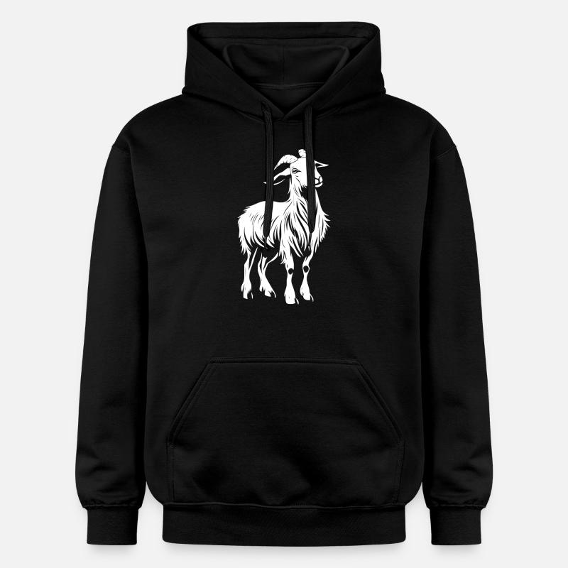 Chèvre Ziege - Sweat à capuche Softstyle® Gildan Unisexe - noir