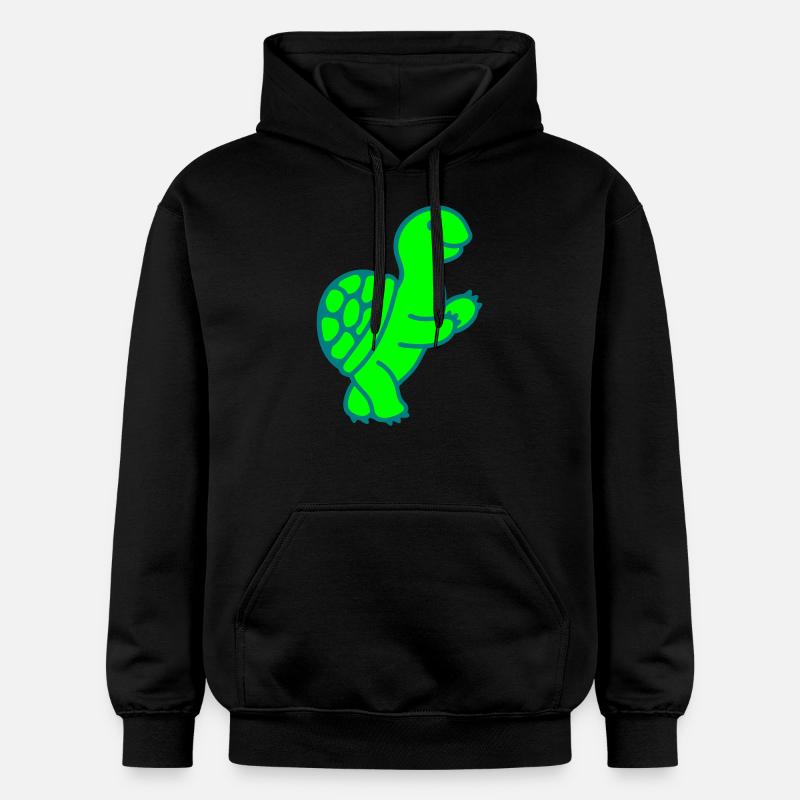 Tortue 2 - Sweat à capuche Softstyle® Gildan Unisexe - noir