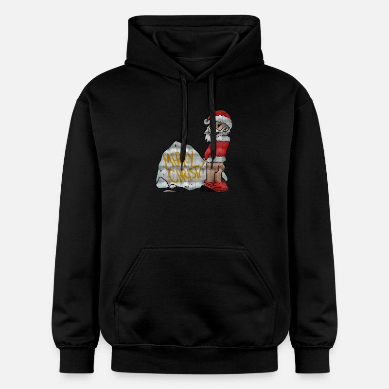 Noël laid drôle - Sweat à capuche Softstyle® Gildan Unisexe - noir