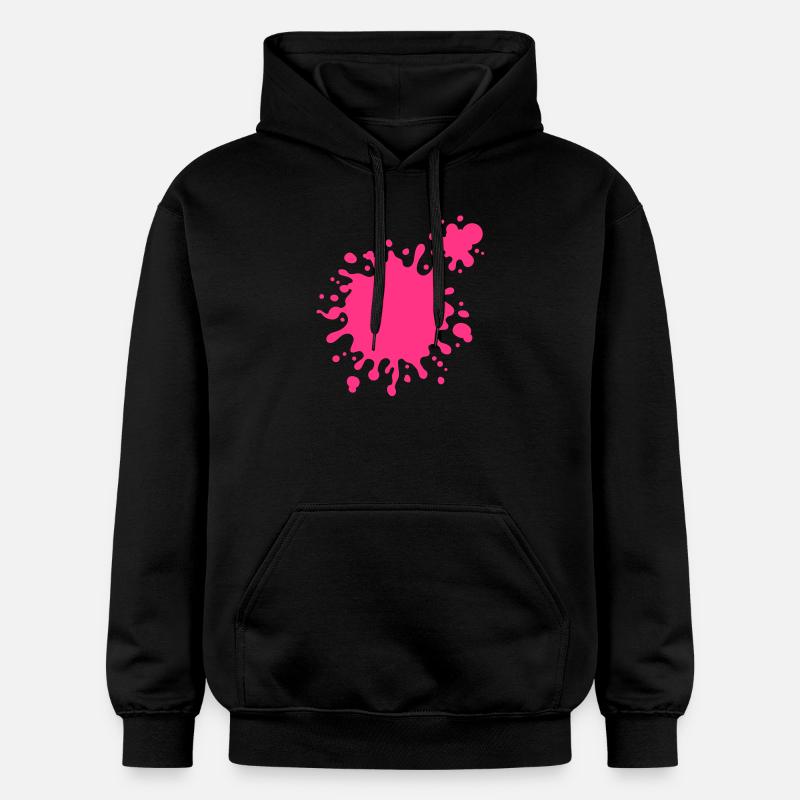 Stänk - Gildan luvtröja unisex Softstyle® Midweight - svart