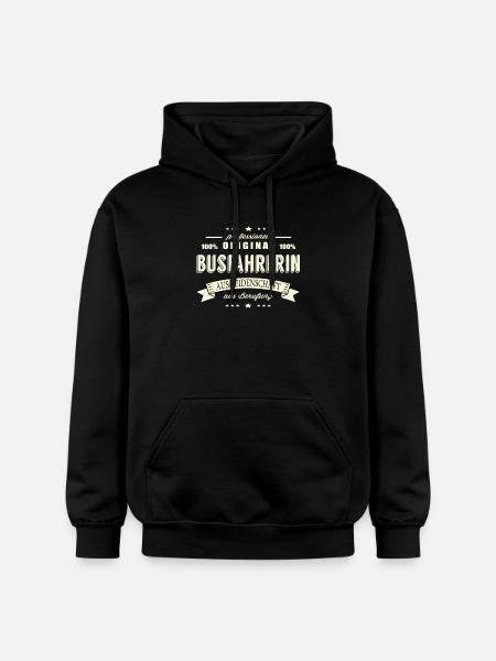 Busfahrerin aus Leidenschaft - Gildan Unisex Softstyle® Midweight Hoodie - Schwarz