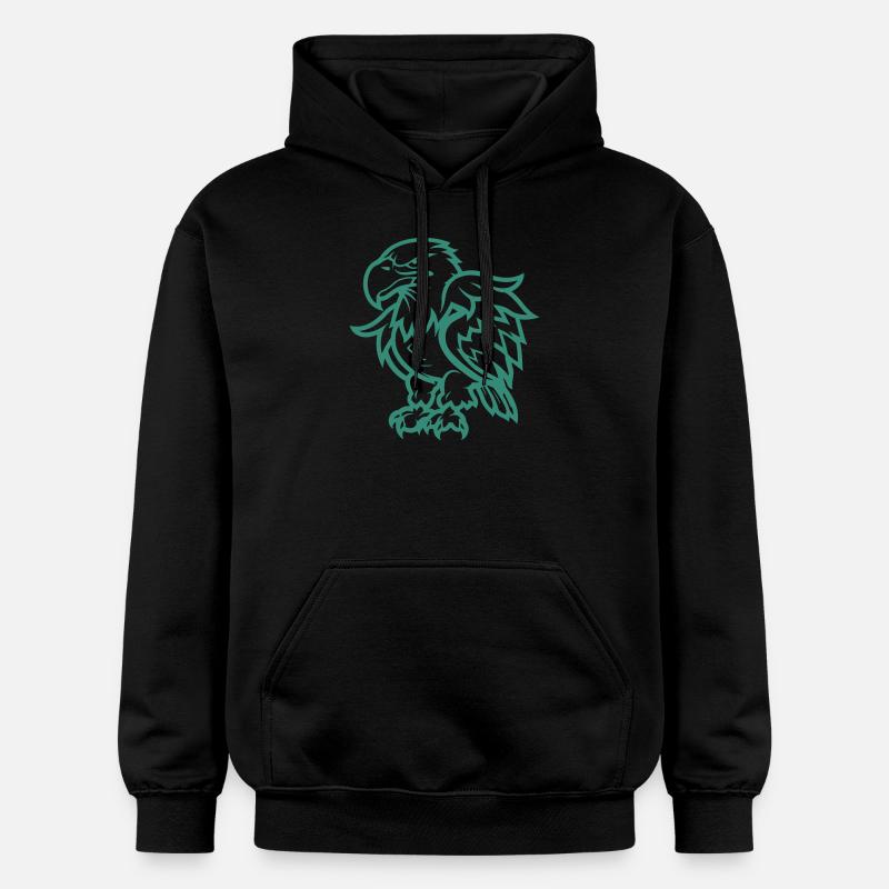 aigle - Sweat à capuche Softstyle® Gildan Unisexe - noir