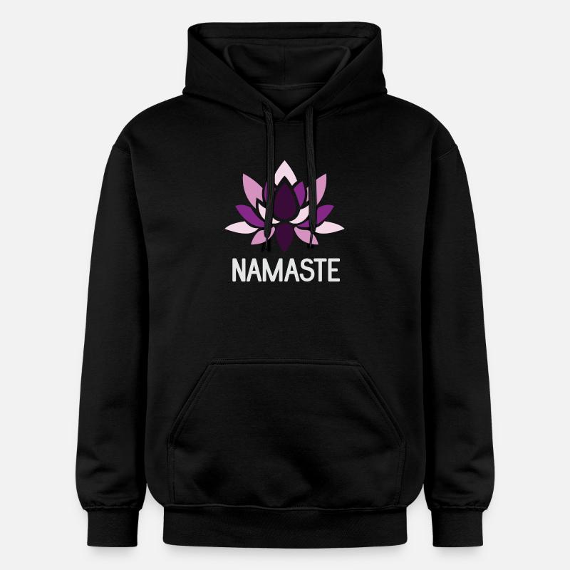 Idée cadeau de yoga - Namaste - Sweat à capuche Softstyle® Gildan Unisexe - noir