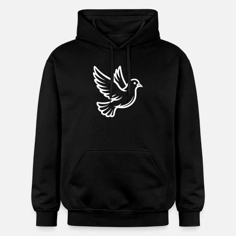 Colombe de la Paix Colombe - Sweat à capuche Softstyle® Gildan Unisexe - noir
