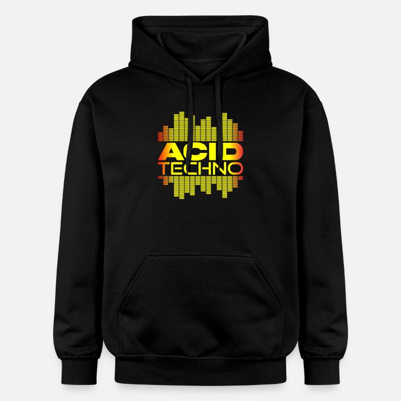Acid Techno Pulse - Sweat à capuche Softstyle® Gildan Unisexe - noir