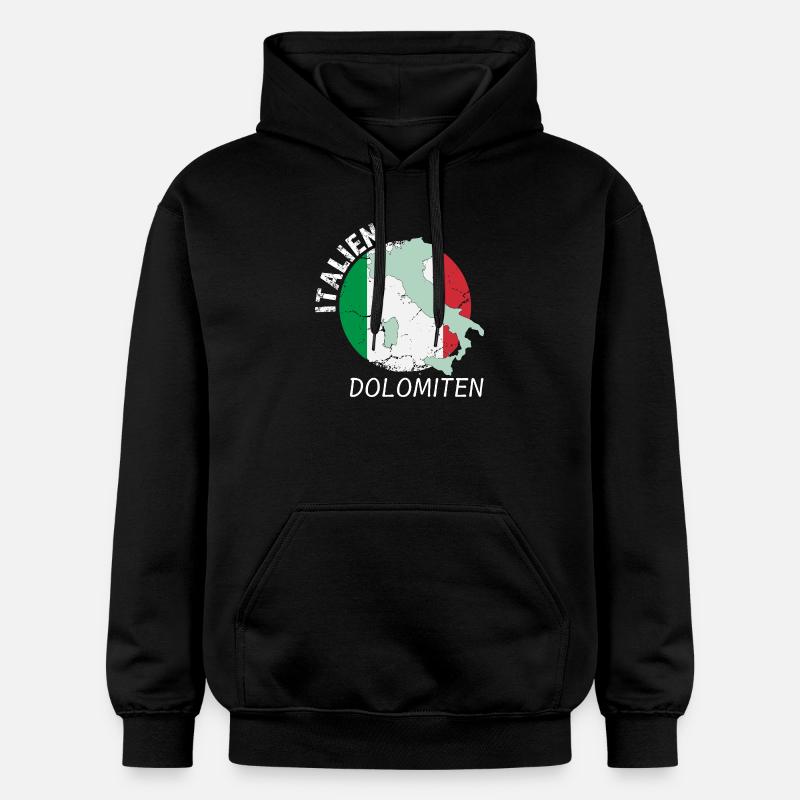 Dolomites - Sweat à capuche Softstyle® Gildan Unisexe - noir
