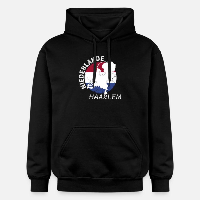 Haarlem - Sweat à capuche Softstyle® Gildan Unisexe - noir