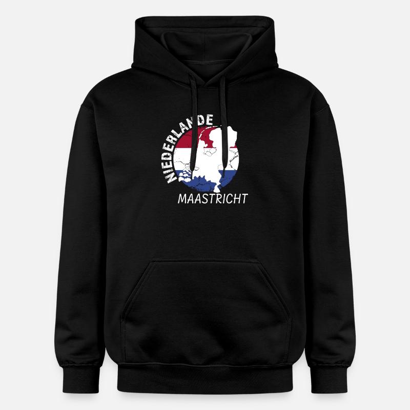 Maastricht - Sweat à capuche Softstyle® Gildan Unisexe - noir