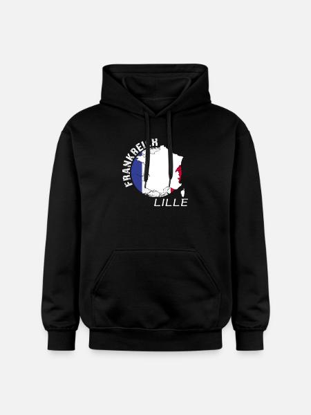 Lille - Sweat à capuche Softstyle® Gildan Unisexe - noir