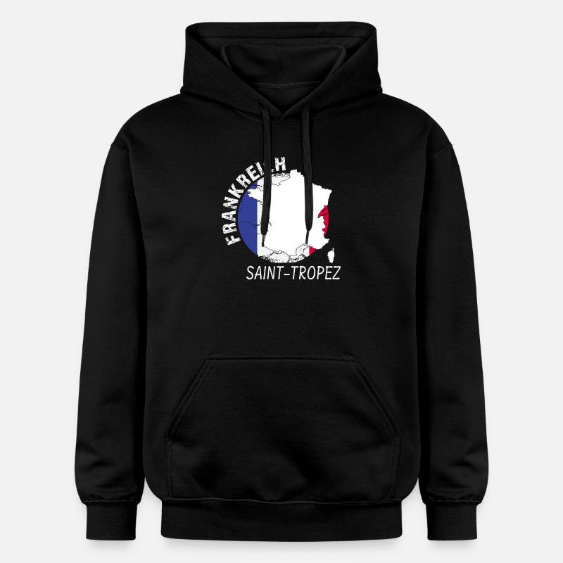 Saint-Tropez - Sweat à capuche Softstyle® Gildan Unisexe - noir