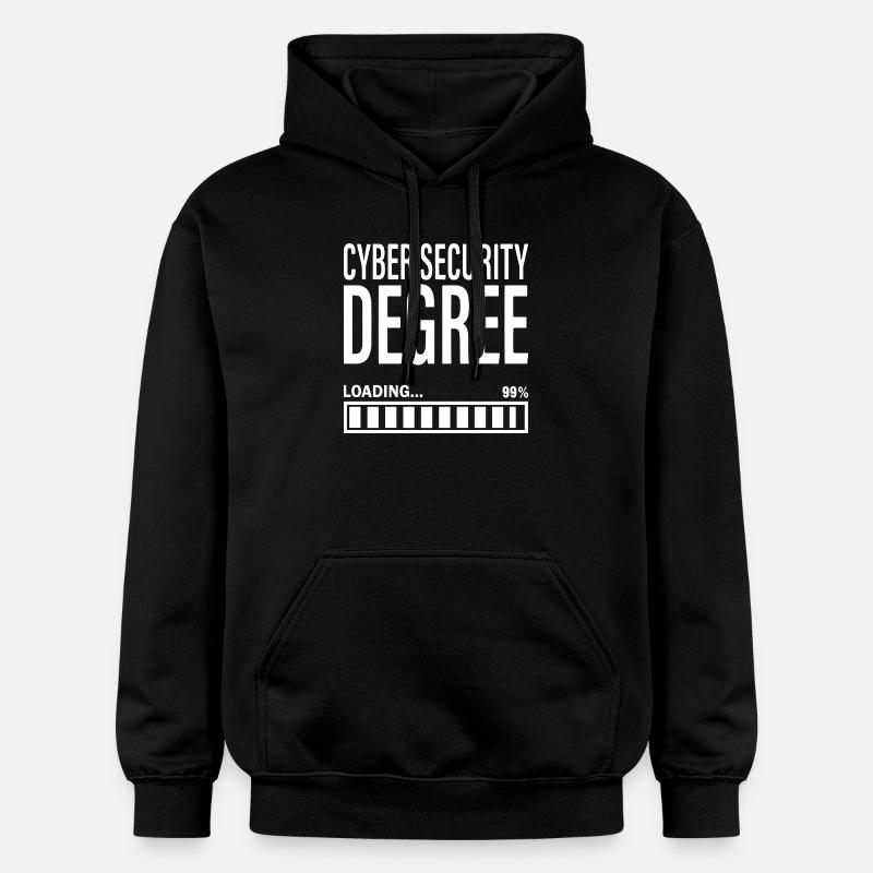 Cybersecurity Student Engineer Cyber Security - Gildan Unisex Softstyle® Midweight Hoodie - black