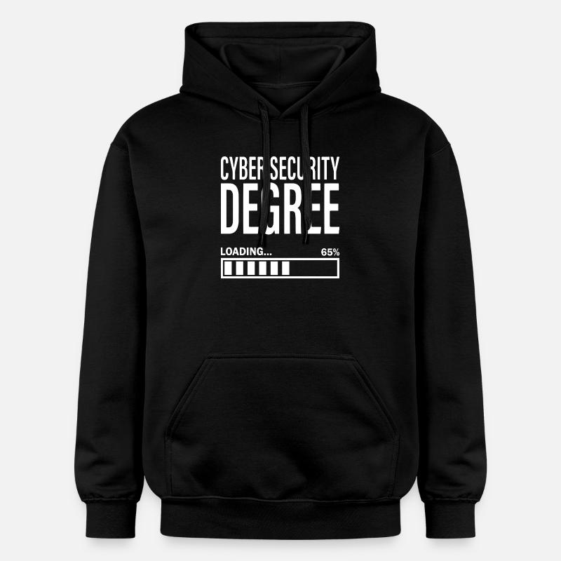 Cybersecurity Student Engineer Cyber Security - Gildan Unisex Softstyle® Midweight Hoodie - black