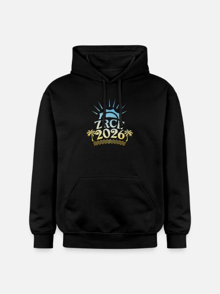 Zrce Party 2026 Bunt - Gildan Unisex Softstyle® Midweight Hoodie - Schwarz