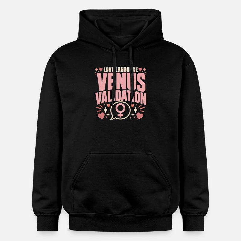 Signe de Vénus Astrologie de Vénus - Sweat à capuche Softstyle® Gildan Unisexe - noir