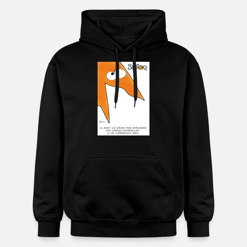 Les Shadoks ont du génie - Sweat à capuche Softstyle® Gildan Unisexe - noir