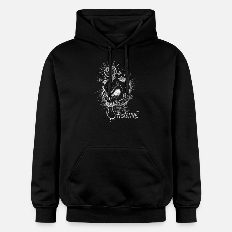 PISTONHEAD - Sweat à capuche Softstyle® Gildan Unisexe - noir