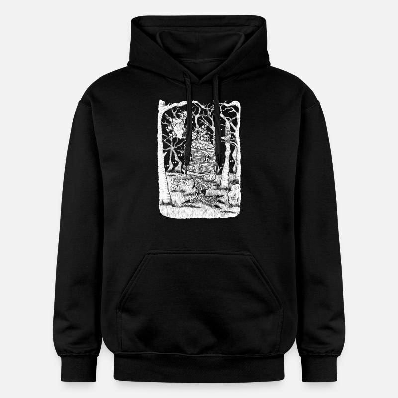 Witch - Sweat à capuche Softstyle® Gildan Unisexe - noir