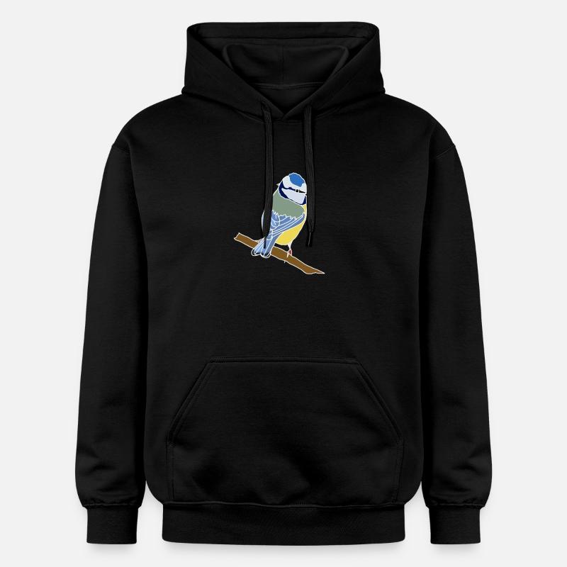 mésange - Sweat à capuche Softstyle® Gildan Unisexe - noir