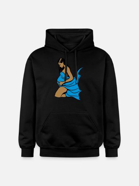 Enceinte romance - Sweat à capuche Softstyle® Gildan Unisexe - noir