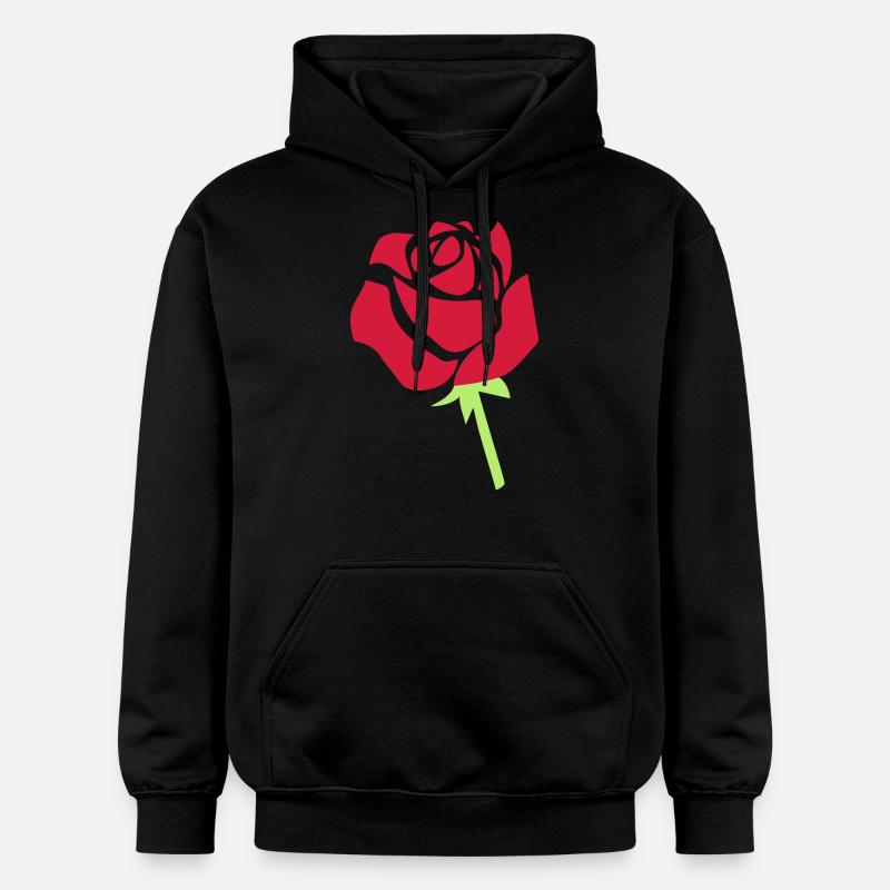 rose - Sweat à capuche Softstyle® Gildan Unisexe - noir
