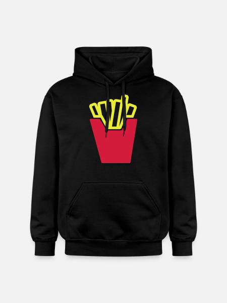 pommes - Gildan Unisex Softstyle® Midweight Hoodie - Schwarz
