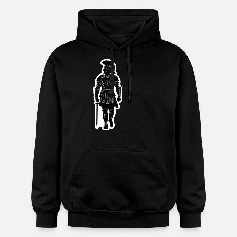 Officier centurion romain - Sweat à capuche Softstyle® Gildan Unisexe - noir
