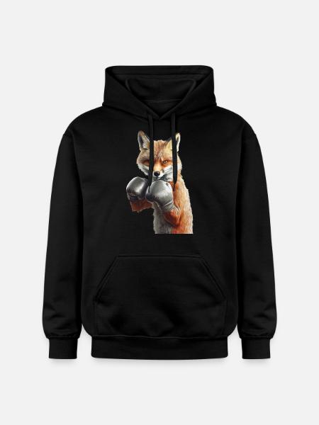 Fuchs - Gildan Unisex Softstyle® Midweight Hoodie - Schwarz